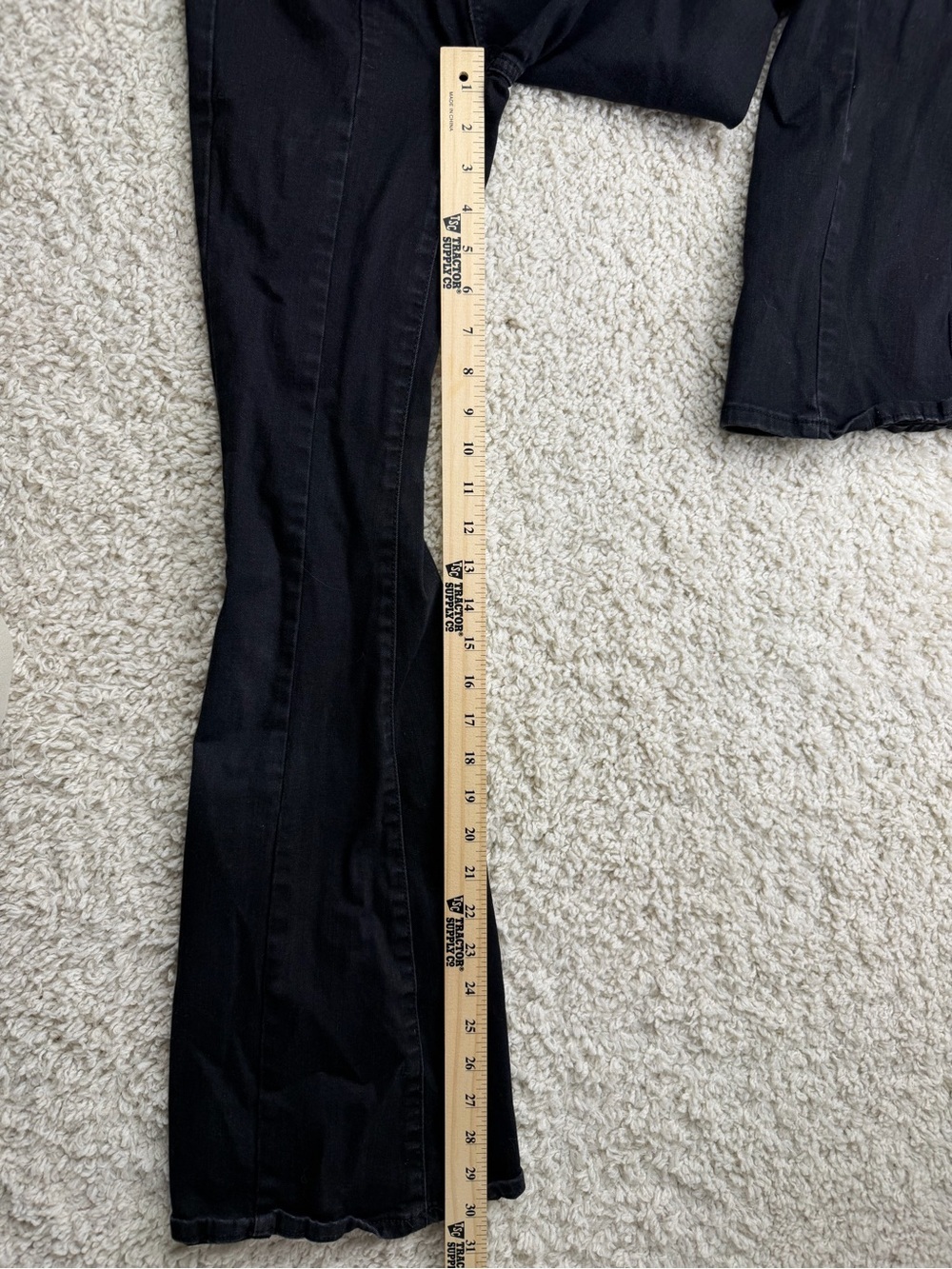 Size 0 SO Black High-Rise Flared Jeans - Picture 6 of 7